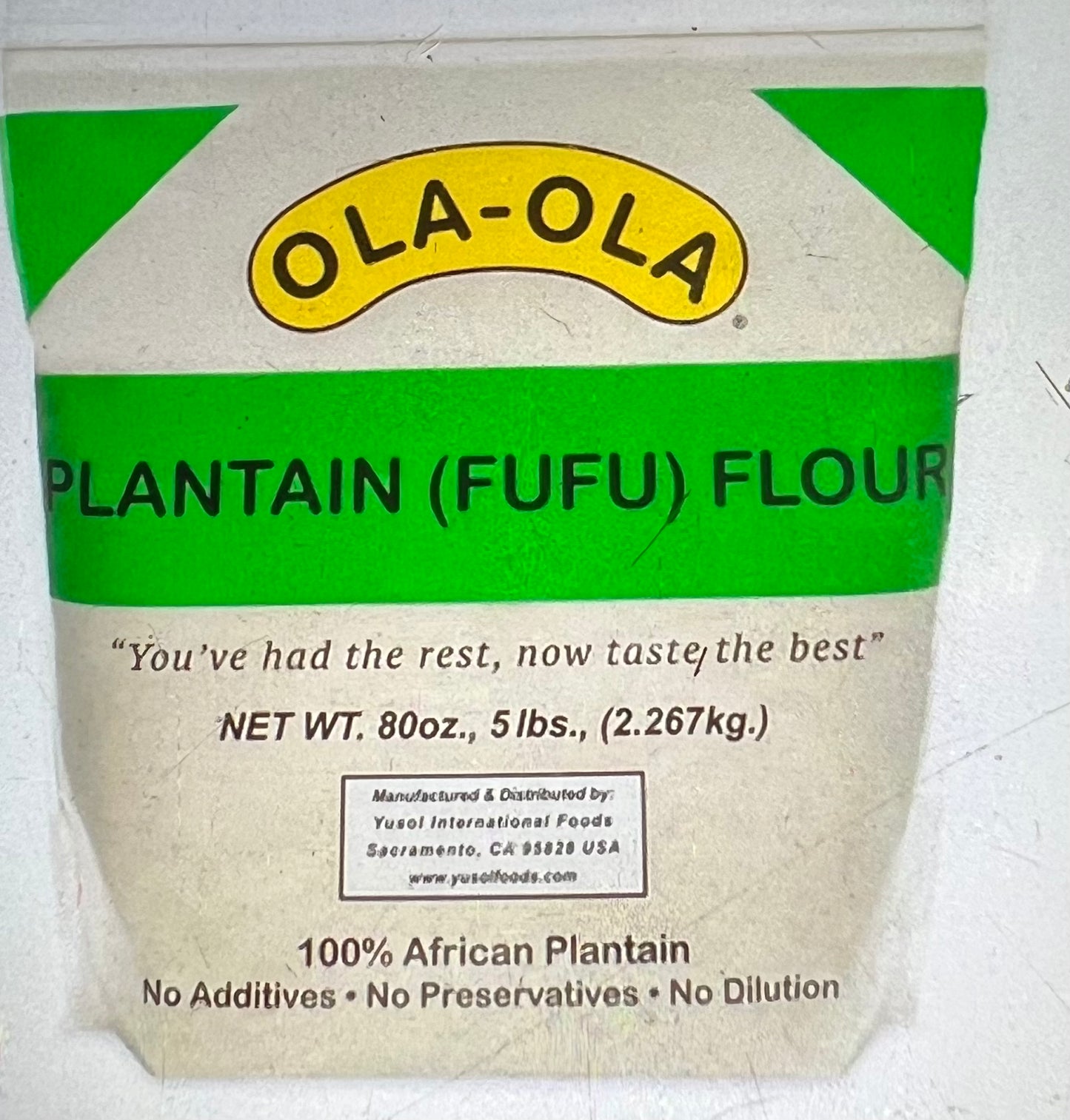 OlaOla Plantain Flour 5Lbs
