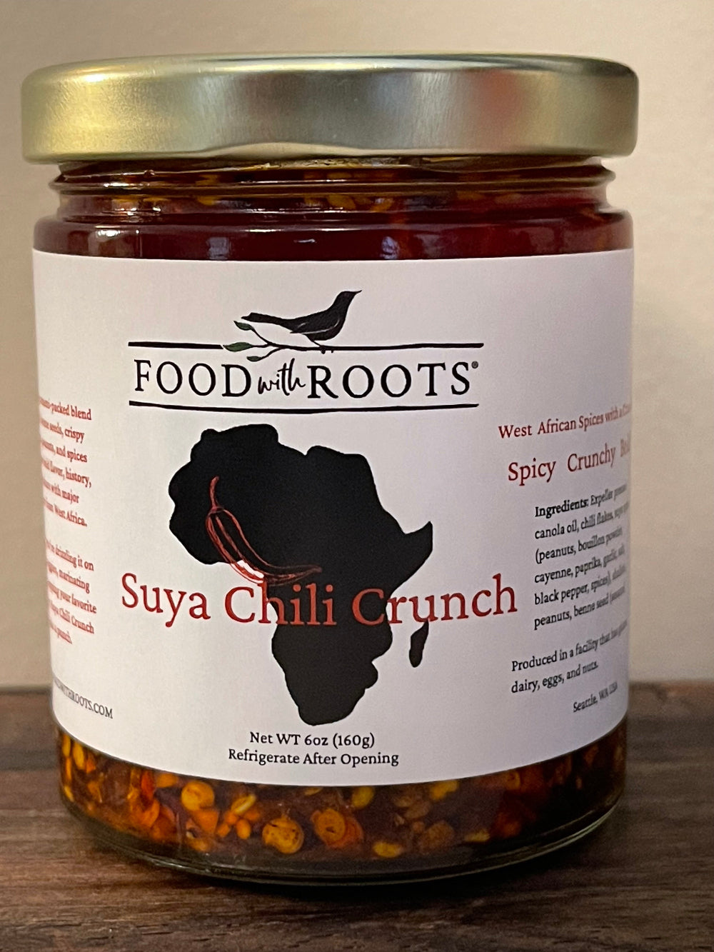Suya Spiced Chili Crunch (contains peanuts) 6oz