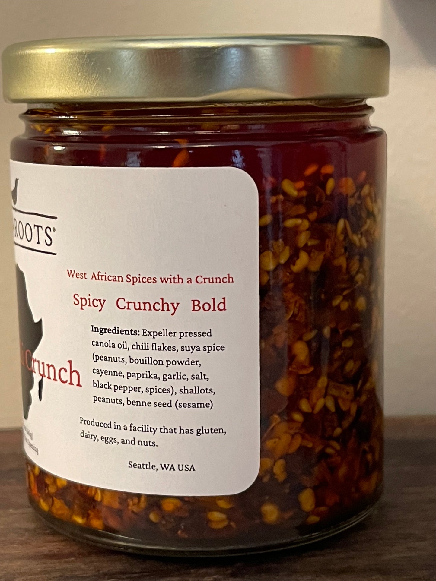 Suya Spiced Chili Crunch (contains peanuts) 6oz