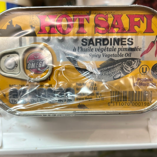 Hot Safi Sardines 5Pak