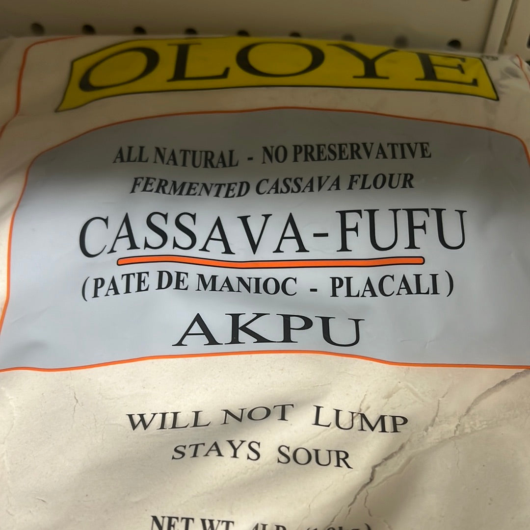 Cassava Fufu/Akpu 4lb