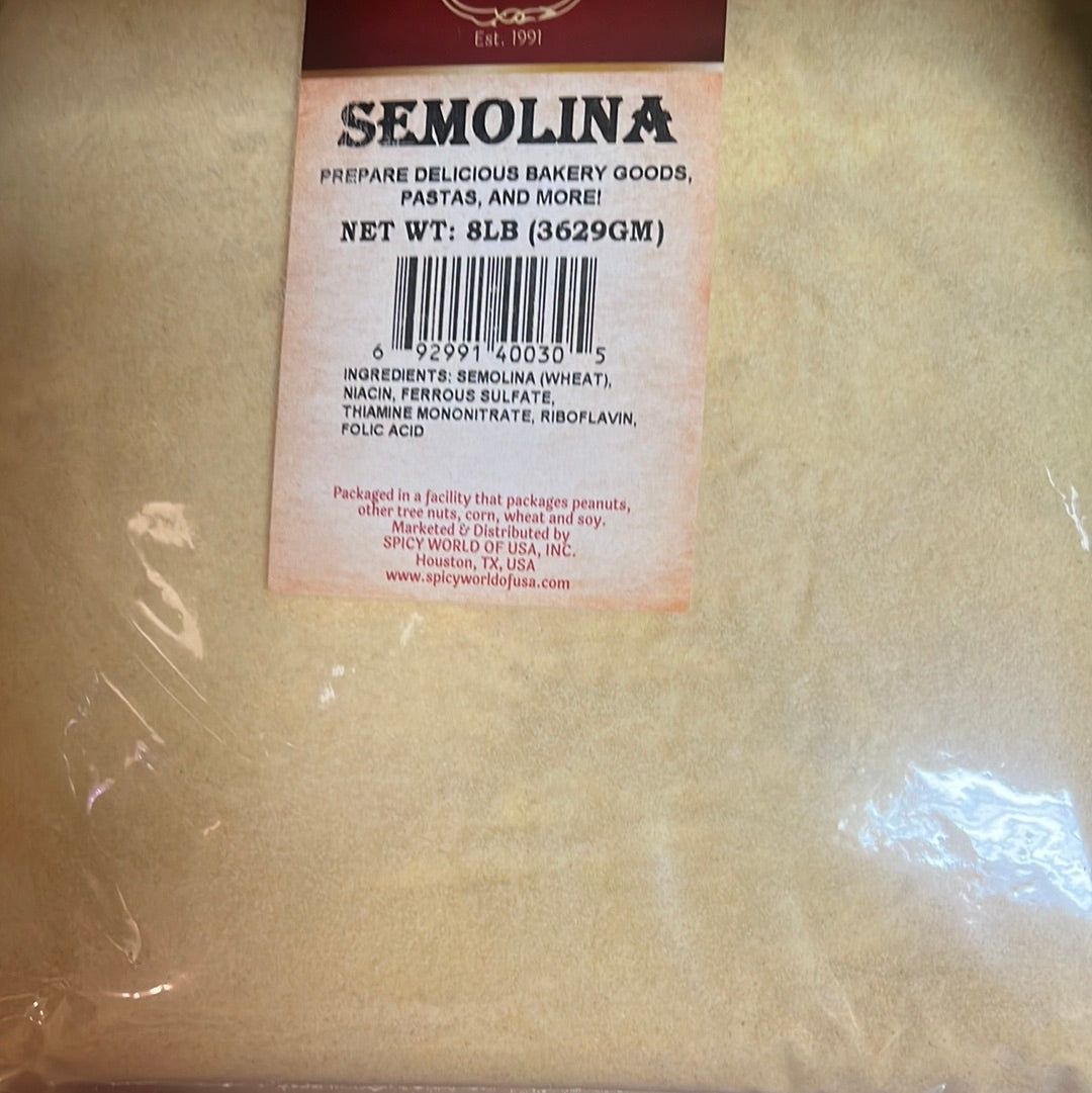 Spicy World SEMOLINA 8Lb