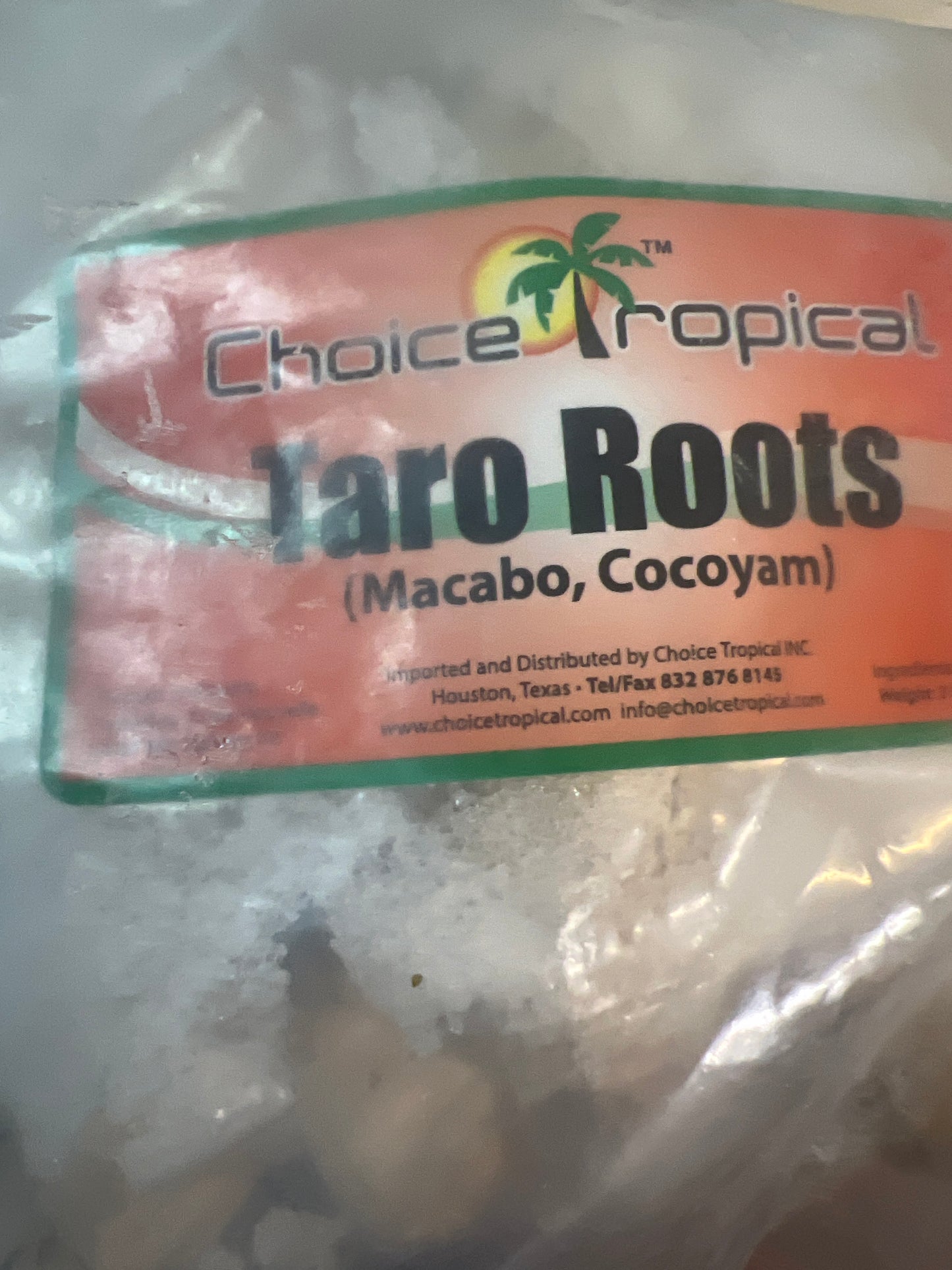 Frozen Taro Root 3lbs