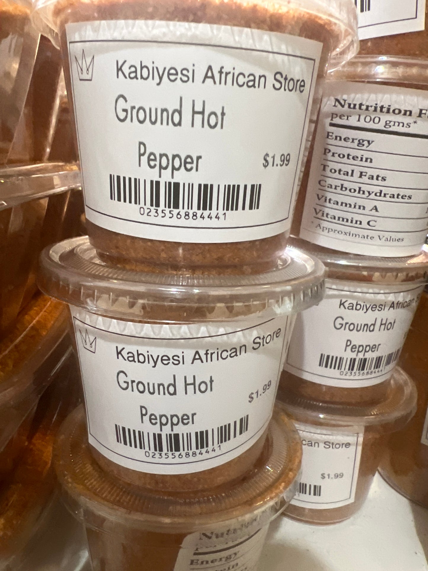Ground Hot pepper 3oz