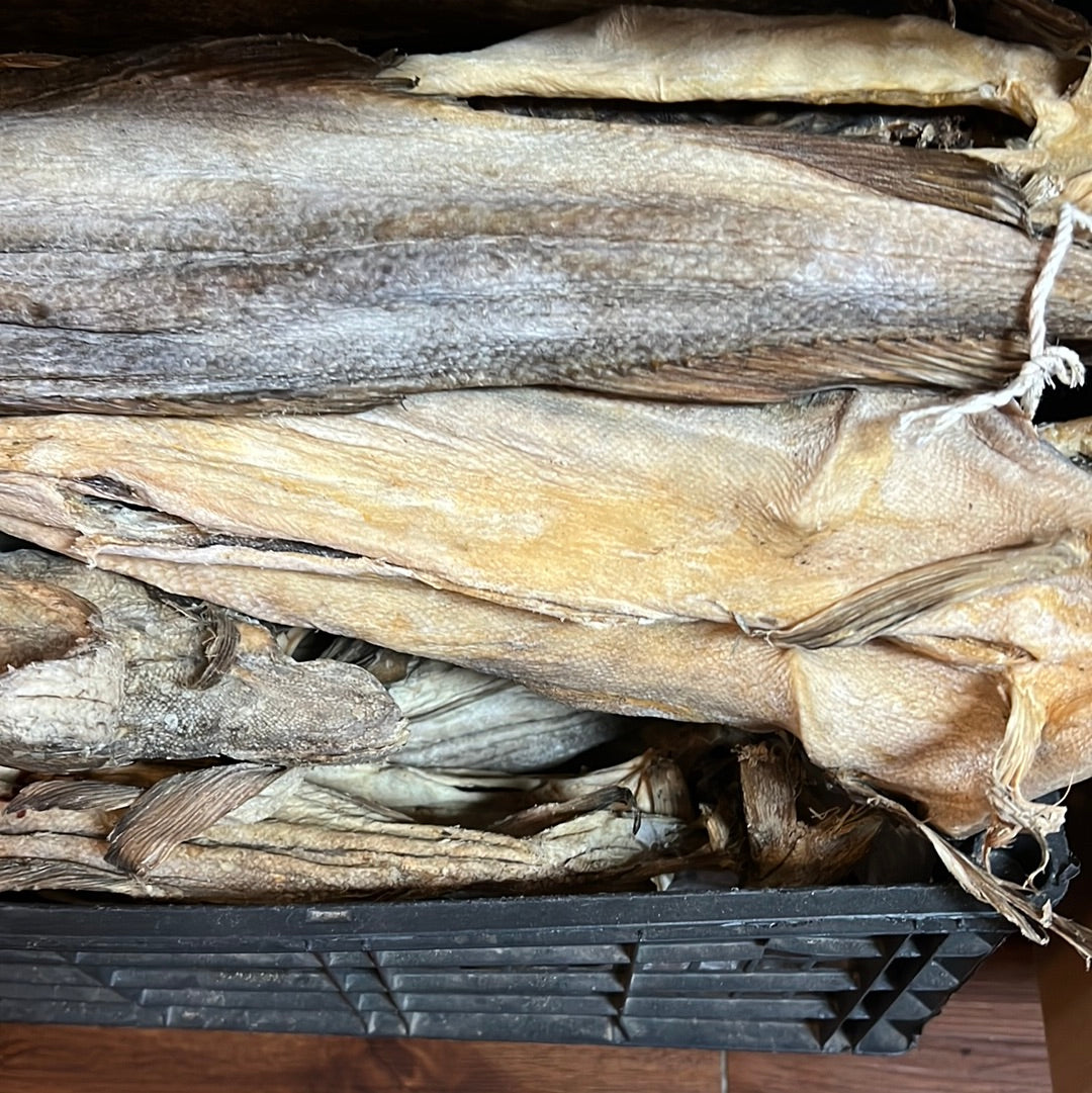 DRY STOCK FISH @ 25/lb