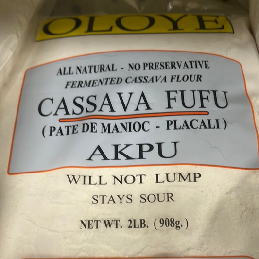 Cassava Fufu/Akpu 2lb