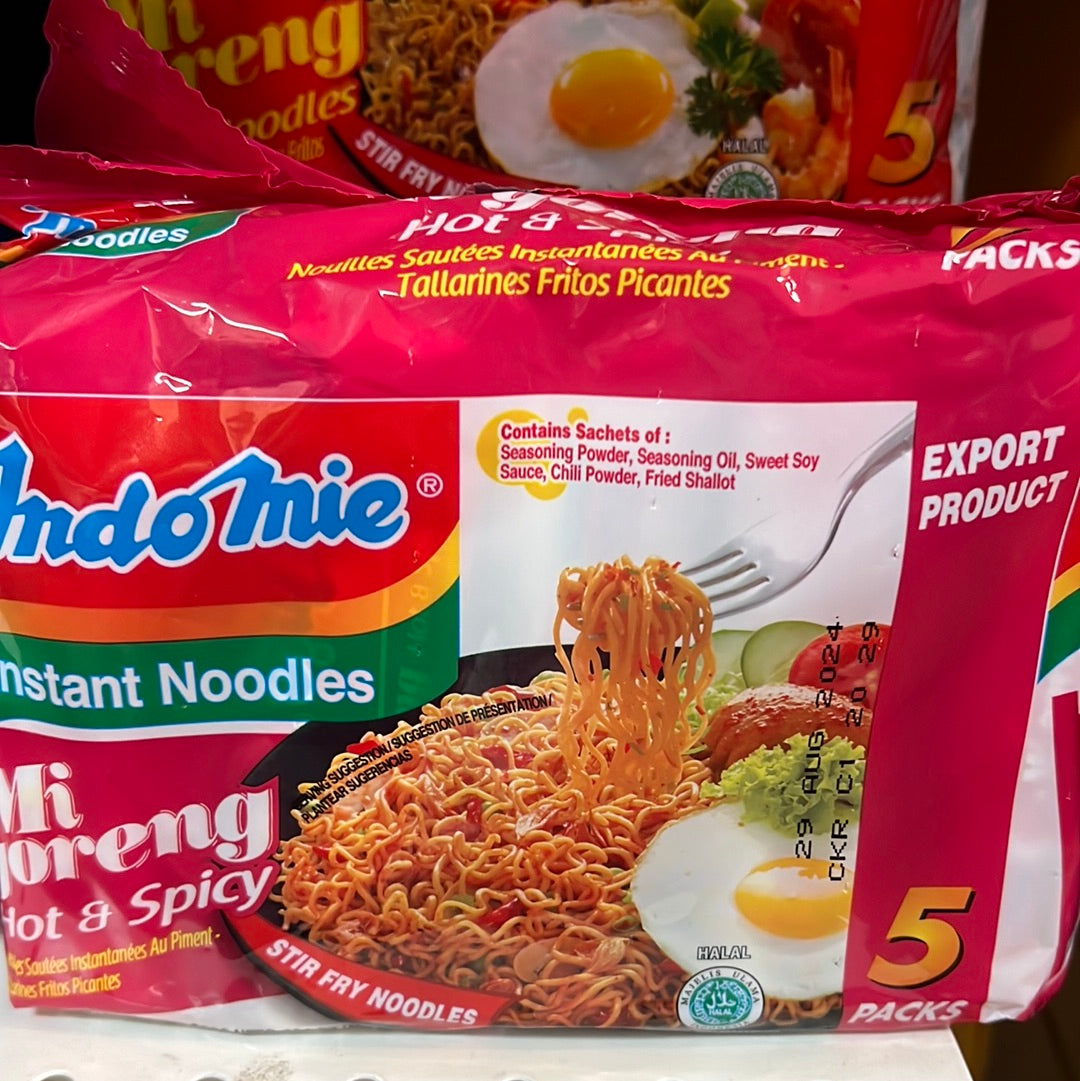 Indomie Hot & Spicy 5 pk