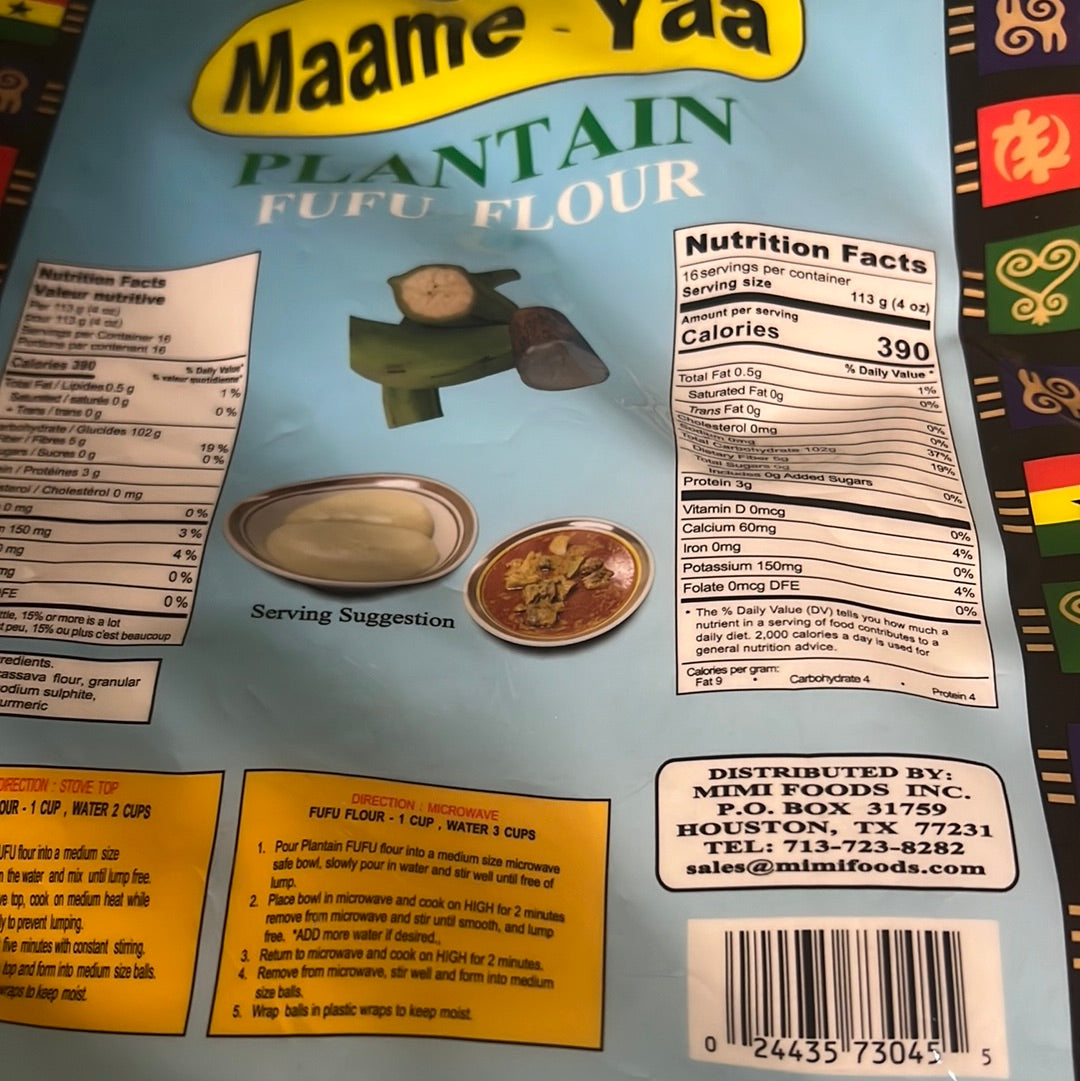 Maame-Yaa Plantain Fufu 4lb