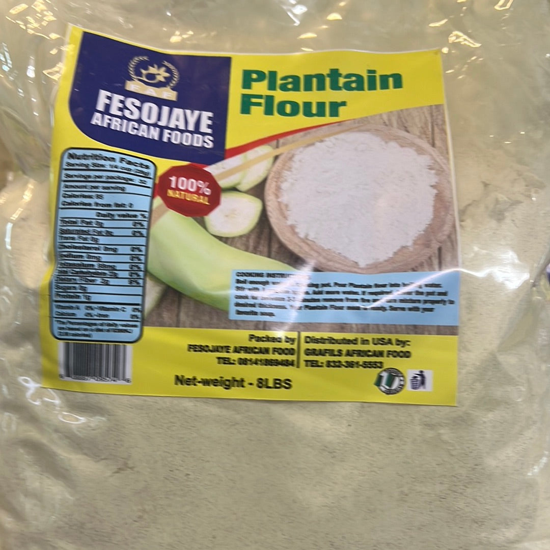 Fesojaye Plantain Flour 8lb