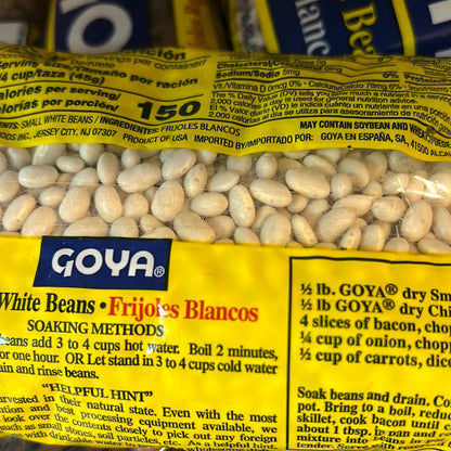 GOYA WHITE BEANS (small) 16oz