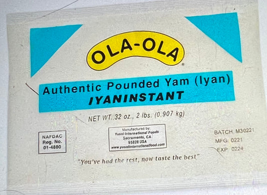 Olaola IYAN POUNDED YAM 4Lb