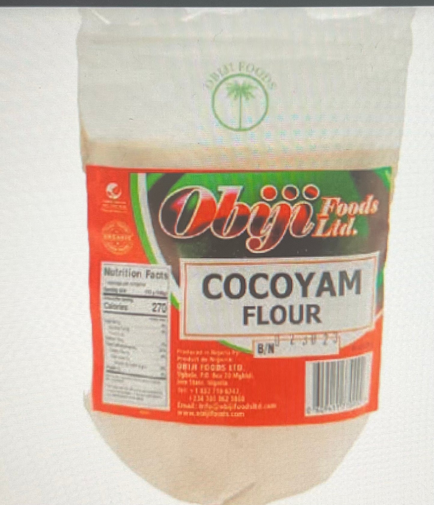 obiji COCOYAM Flour 8oz