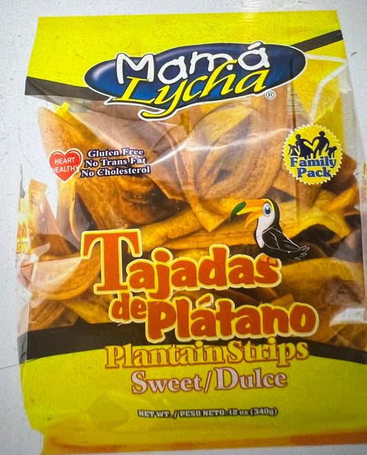 Mama Lycha Sweet Plantain Strips 12oz