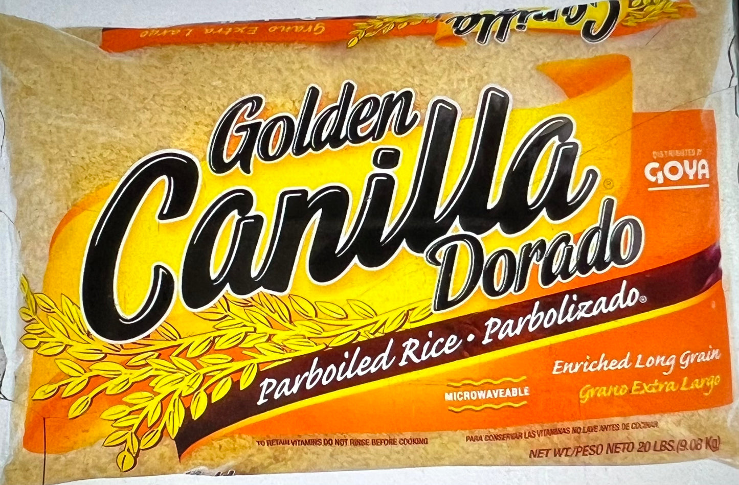 Golden Canilla RICE 20Lb