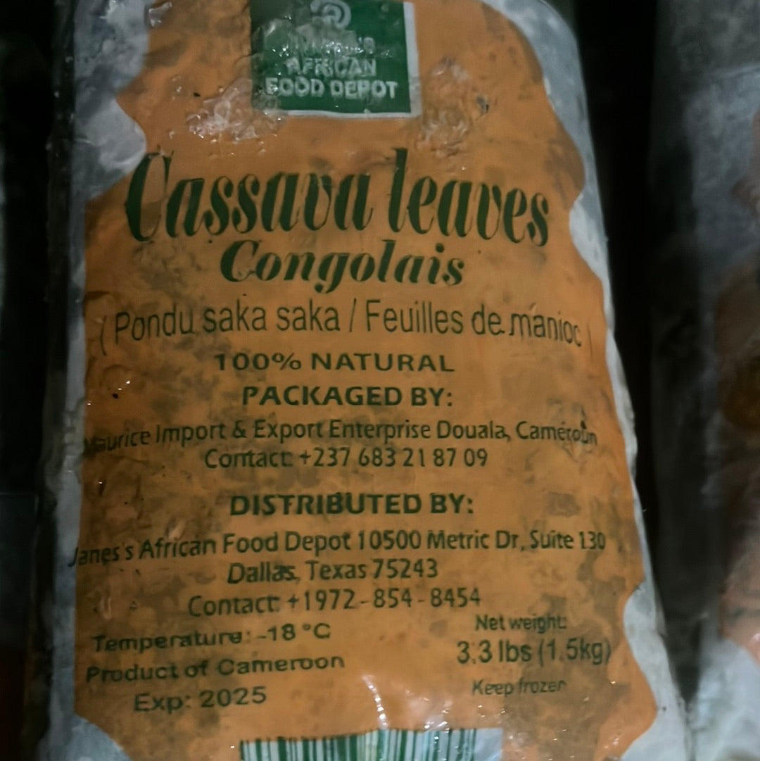 Cassava Leaves 3.3Lb