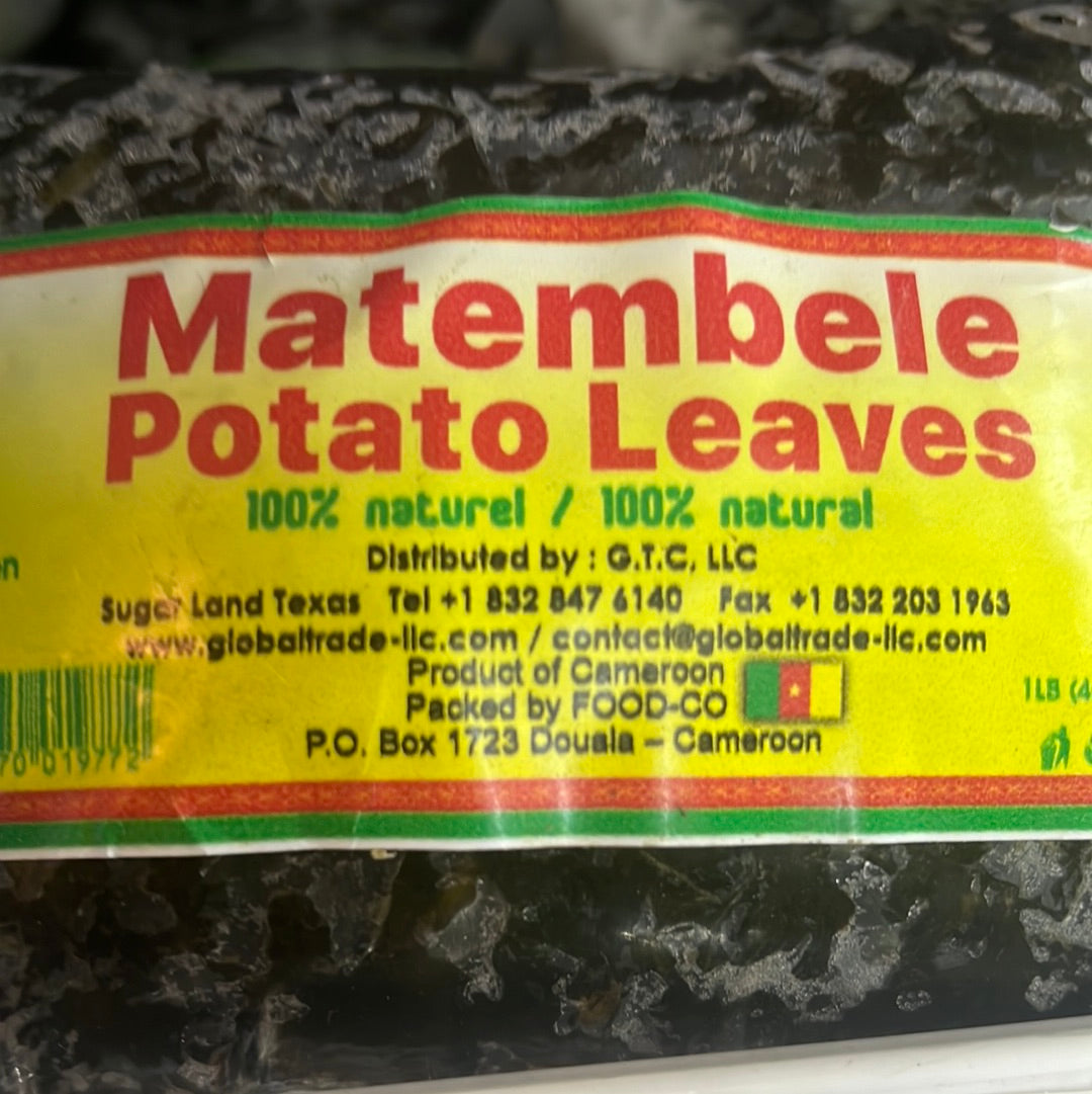 Matembele POTATO Leaves