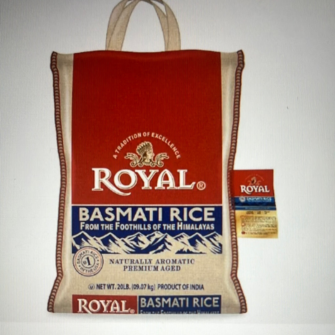 Royal Basmati Rice 20Lb