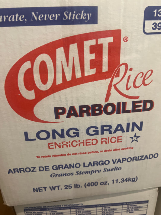 Comet Parboiled Rice 25lb